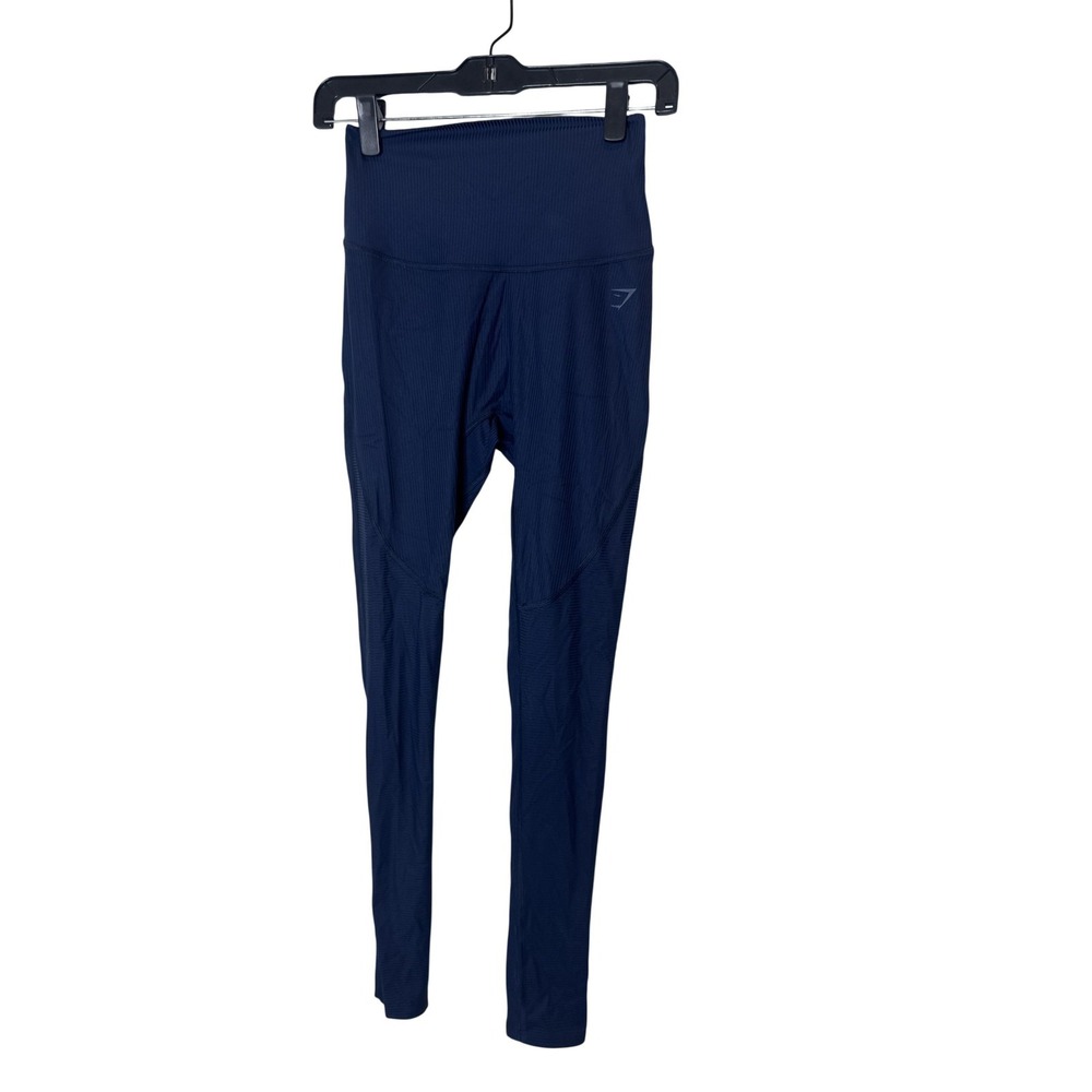 Gymshark Leggings Womens Small Blue High‎ Rise Ankle Yoga Gym Athletic Pants